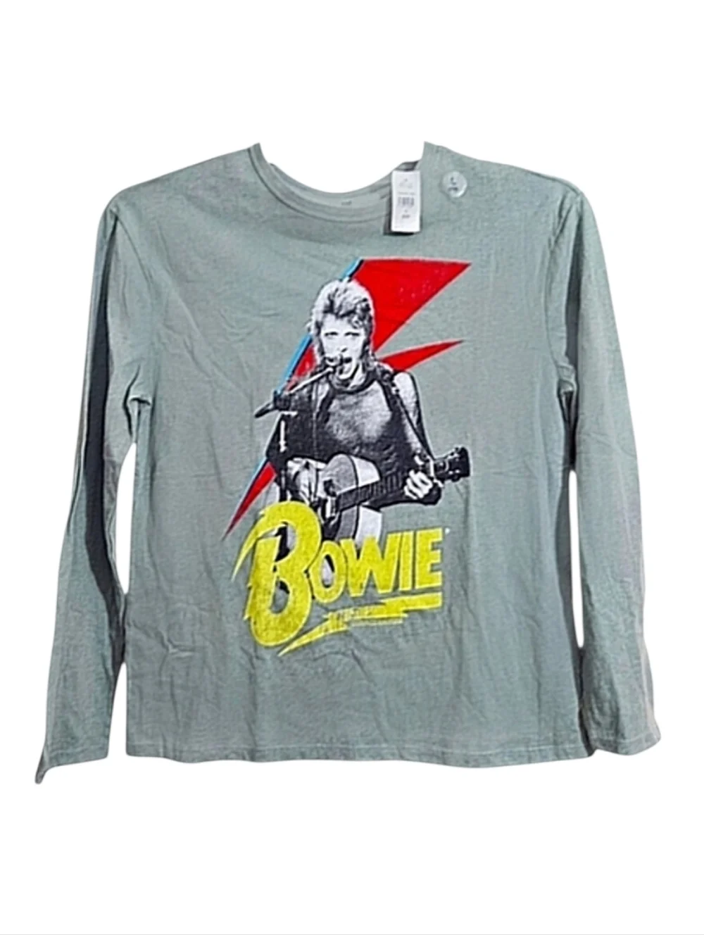 Gap Kids David Bowie Long Sleeve Graphic Tee 10 NWT